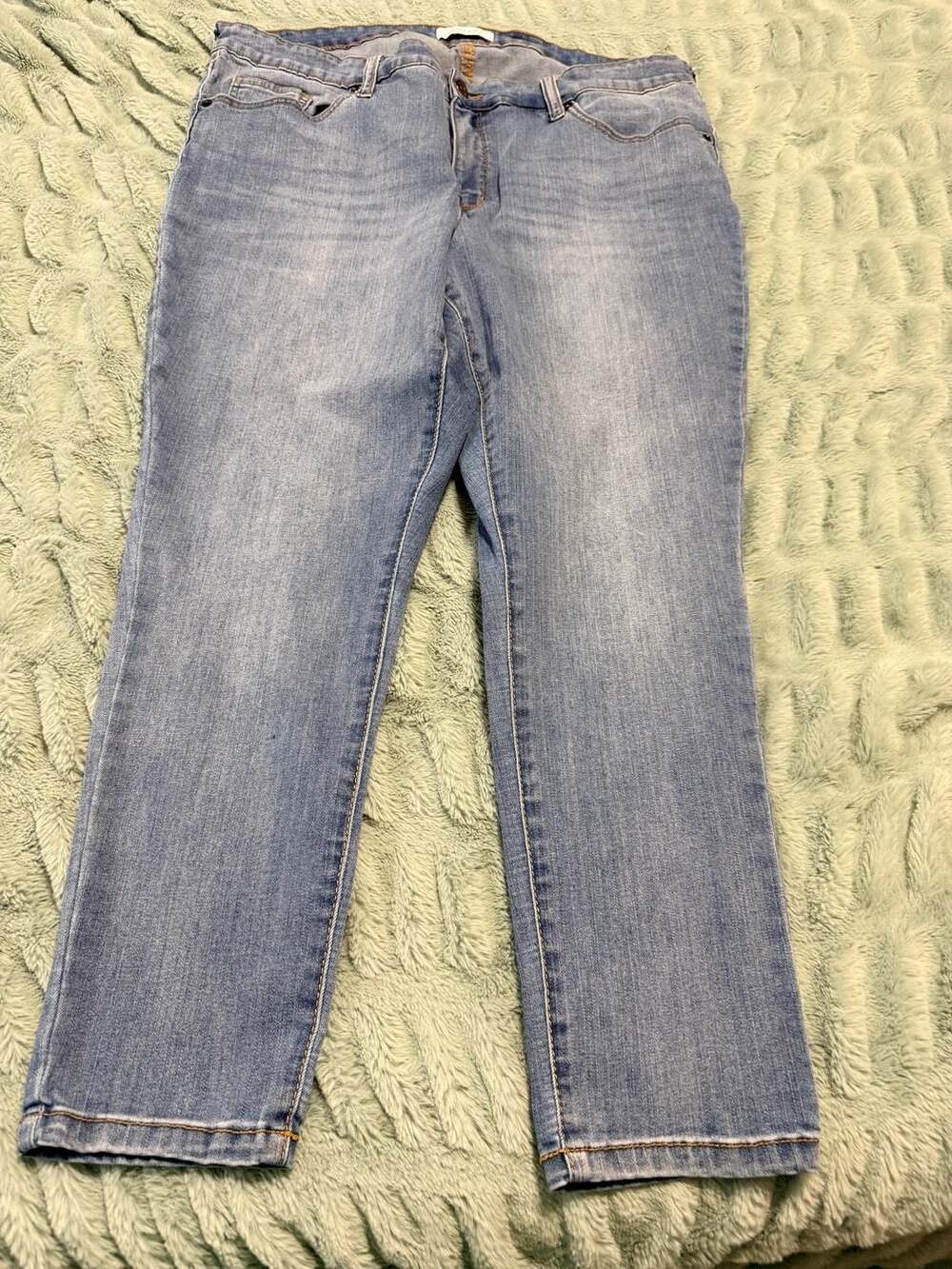 Crown & Ivy Skinny 18W Blue Denim Stretch Jeans